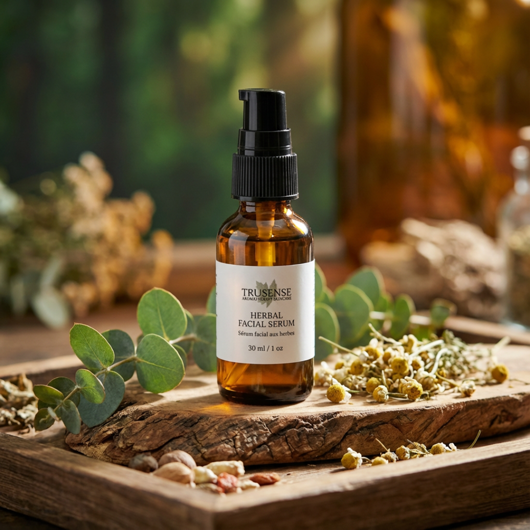 Herbal Facial Serum - 30 ml / 1 oz - TruSense Aromatherapy Skincare