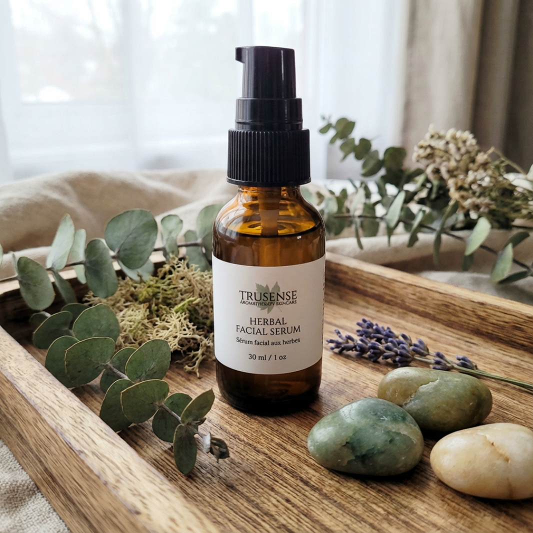 Herbal Facial Serum - 30 ml / 1 oz - TruSense Aromatherapy Skincare