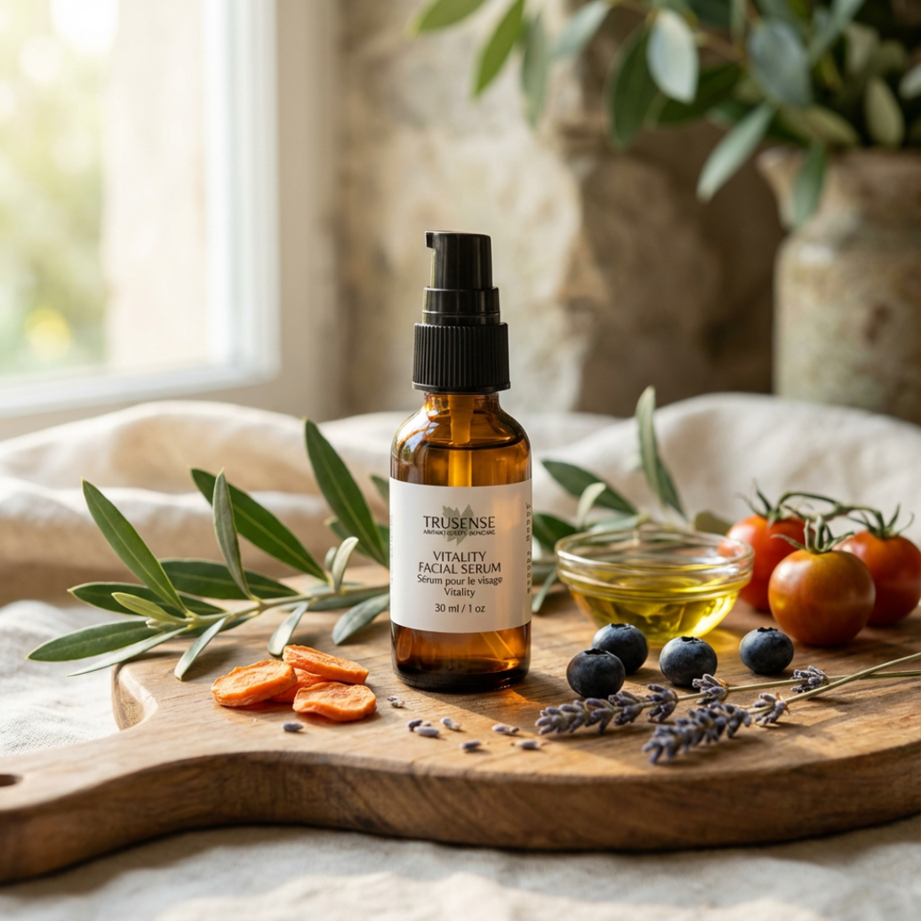 Vitality Facial Serum - 30 ml / 1 oz - TruSense Aromatherapy Skincare